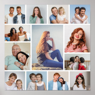 Poster Crie Sua Própria Colagem de 13 Fotos