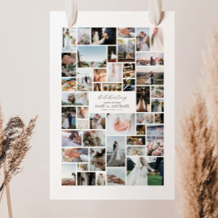 Poster Crie Sua Própria Colagem de 46 Fotos