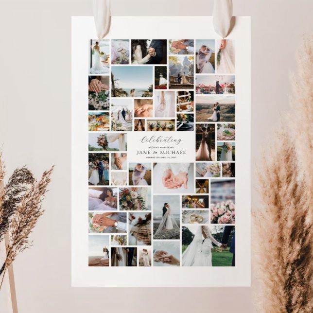 Poster Crie Sua Própria Colagem de 46 Fotos (Criador carregado)