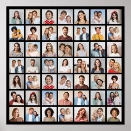 Poster Crie Sua Própria Colagem de 49 Fotos