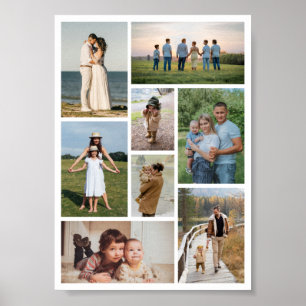 Poster Crie sua própria colagem de 8 fotos