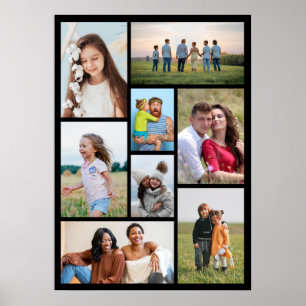 Poster Crie sua própria colagem de 8 fotos