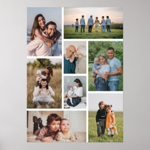 Poster Crie sua própria colagem de 8 fotos