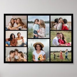 Poster Crie sua própria colagem de 8 fotos