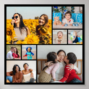 Poster Crie sua própria colagem de 8 fotos