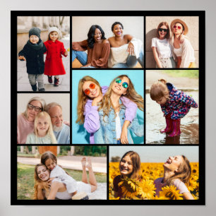 Poster Crie sua própria colagem de 8 fotos