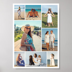 Poster Crie sua própria colagem de 8 fotos