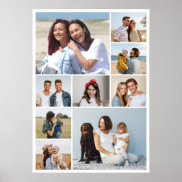 Poster Crie Sua Própria Colagem de 9 Fotos