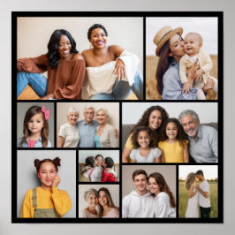 Poster Crie sua própria colagem de fotos