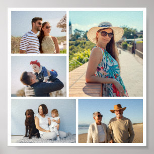 Poster Crie sua própria colagem de fotos