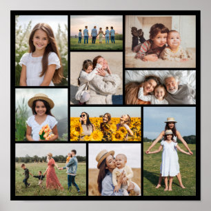Poster Crie sua própria colagem de fotos