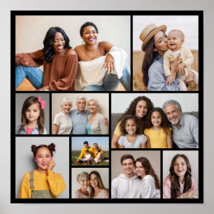 Poster Crie sua própria colagem de fotos