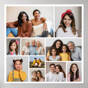 Poster Crie sua própria colagem de fotos