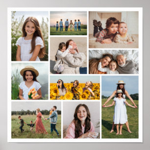 Poster Crie sua própria colagem de fotos