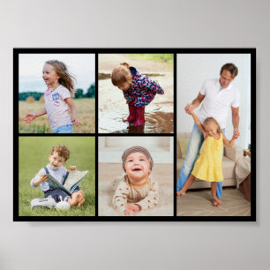 Poster Crie sua própria colagem de fotos