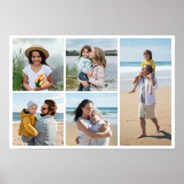 Poster Crie sua própria colagem de fotos