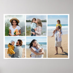 Poster Crie sua própria colagem de fotos