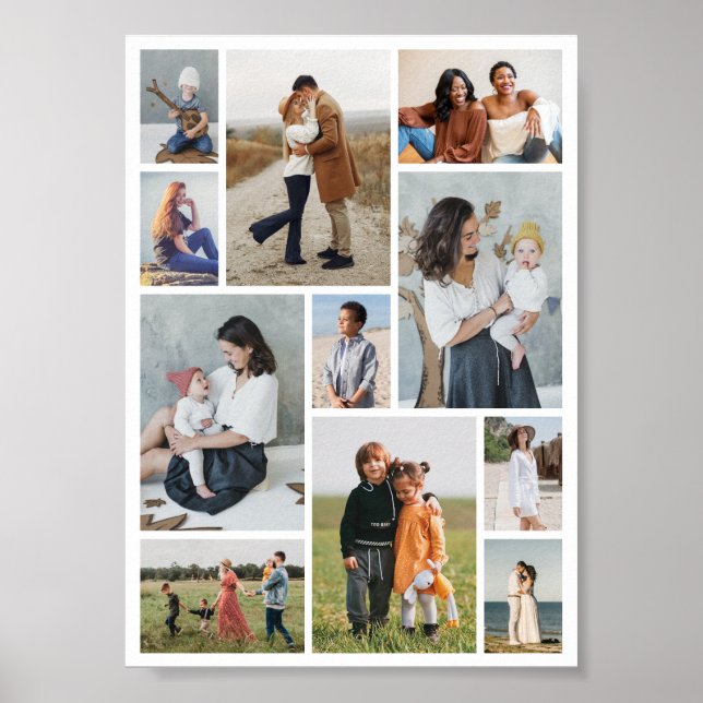 Poster Crie sua própria colagem de fotos 11 (Frente)