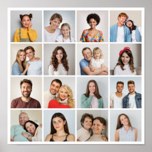 Poster Crie Sua Própria Colagem De Fotos 16