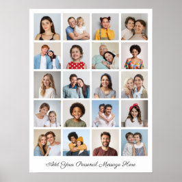 Poster Crie sua própria colagem de fotos 20 adicione sua