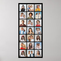 Crie Sua Própria Colagem de Fotos 21 Cor Editável