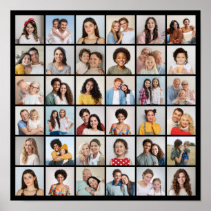 Poster Crie Sua Própria Colagem De Fotos 36
