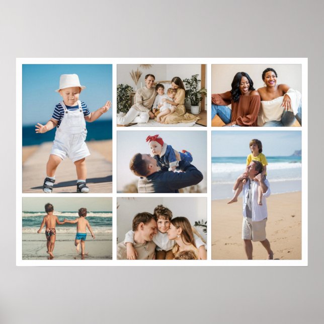 Poster Crie sua própria colagem de fotos 7 (Frente)