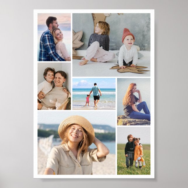 Poster Crie sua própria colagem de fotos 7 (Frente)