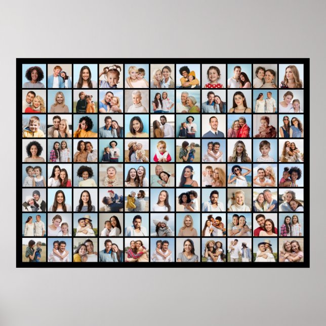 Poster Crie sua própria colagem de fotos 88 (Frente)