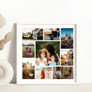 Poster Crie sua própria colagem de fotos de 9