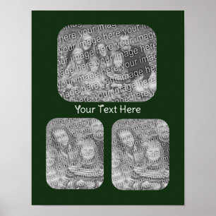 Poster Crie sua própria colagem de fotos personalizada