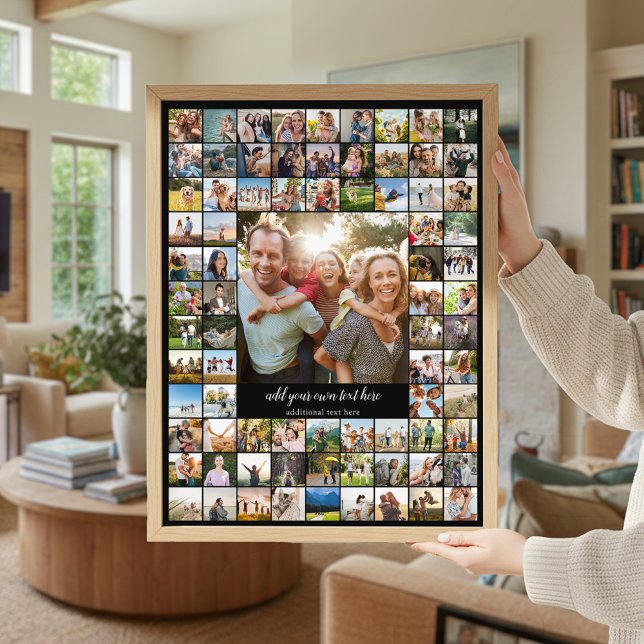 Poster Crie Sua Própria Colagem de Fotos Personalizada de (Criador carregado)
