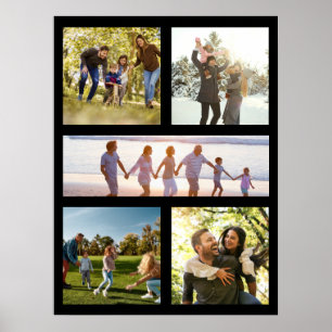Poster Crie sua própria colagem personalizada de fotos