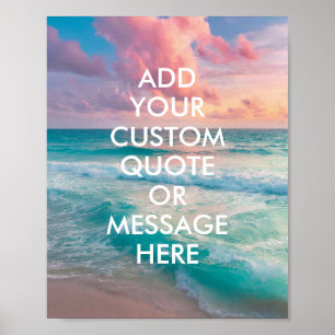 Poster Crie sua própria cotação