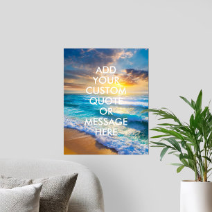 Poster Crie sua própria cotação