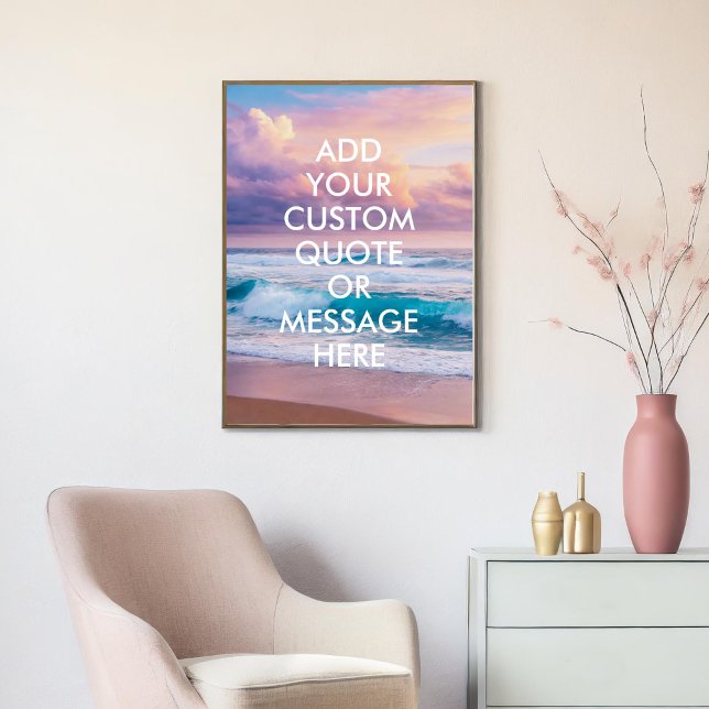 Poster Crie sua própria cotação (Criador carregado)