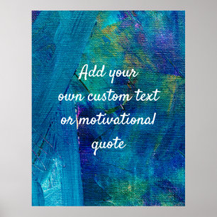 Poster Crie sua própria cotação personalizada - Canvas