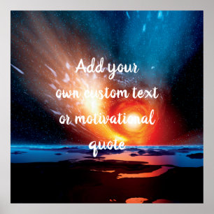 Poster Crie sua própria cotação personalizada - Sunset St