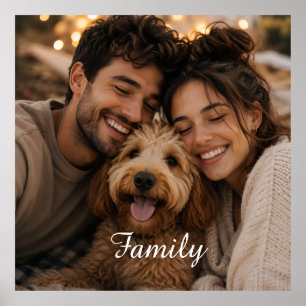 Poster Crie sua própria família personalizada