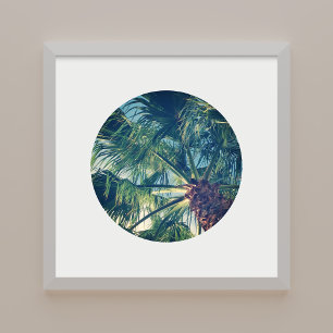 Poster Crie sua própria foto de forma em círculo