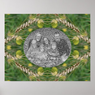 Poster Crie Sua Própria Foto Seca Quadro De Grama De Verã