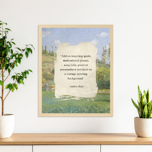 Poster Crie sua própria pintura de cópia