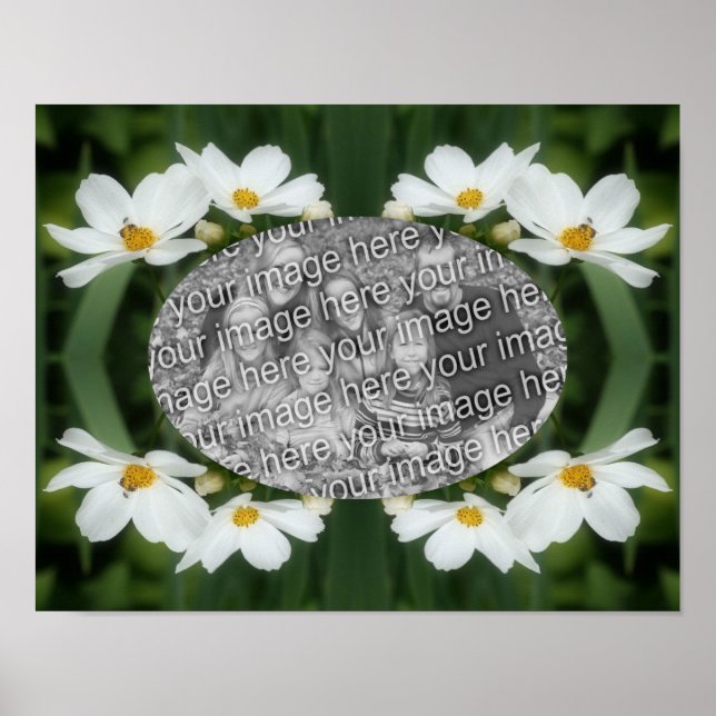 Poster Crie Suas Próprias Flores E Abelhas Do Cosmos Foto (Frente)