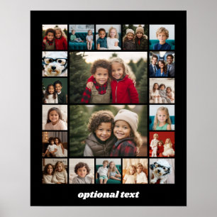 Poster Crie uma Colagem de Fotos Personalizada com 20 Fot