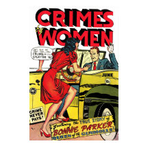 Crimes Por Mulheres_Bonnie Parker Quadrinhos Antig