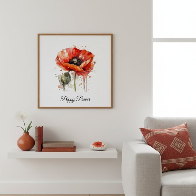 Póster Crimson Bloom, personalizado (Criador carregado)