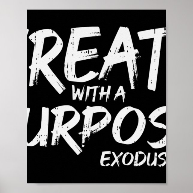 Poster Crio com propósito Bíblia Deus Jesus Cristo Religi (Frente)