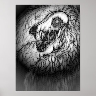 Poster Críptido: Esboço do Snow Wasset