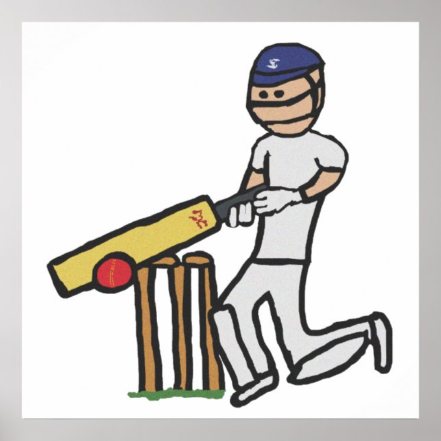 Poster Críquete (Frente)