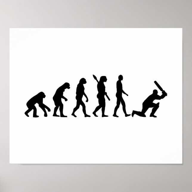 Poster Críquete Evolution (Frente)